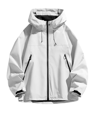 Windproof Ski Jacket White