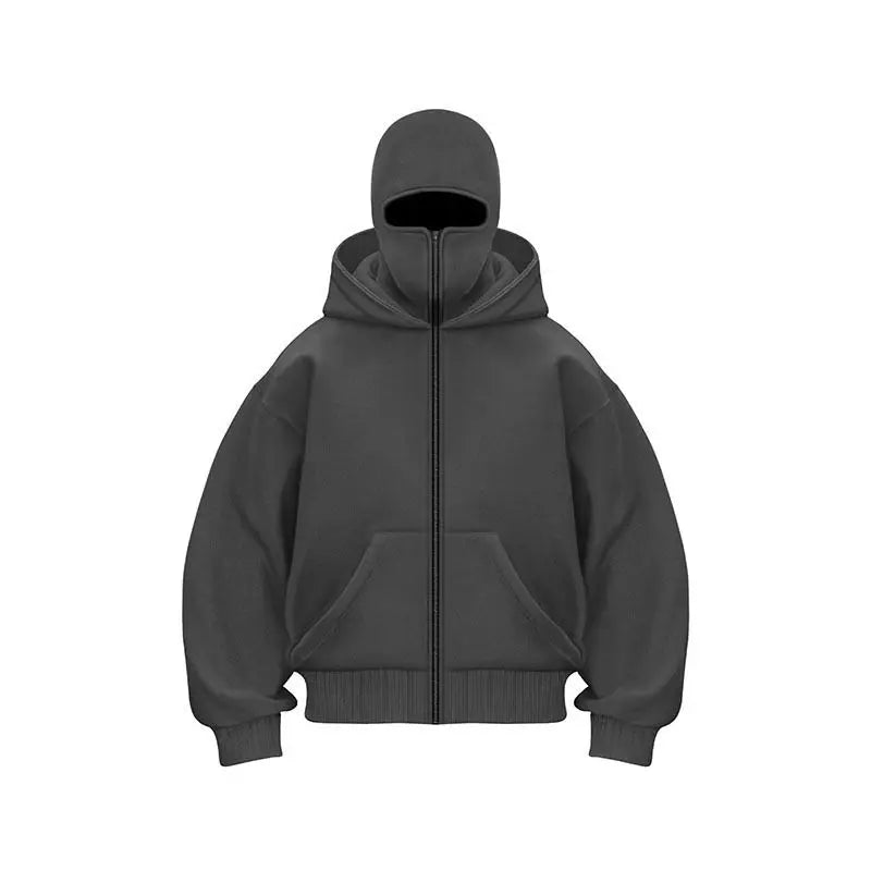Ski fleece jacket with full hood - PikeFlex