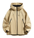 Windproof Ski Jacket Beige