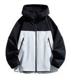Windproof Ski Jacket Black/White