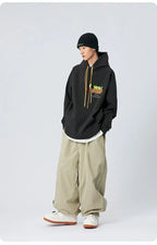 Windproof Baggy Snowpants Khaki