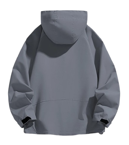 Windproof Ski Jacket Dark Gray